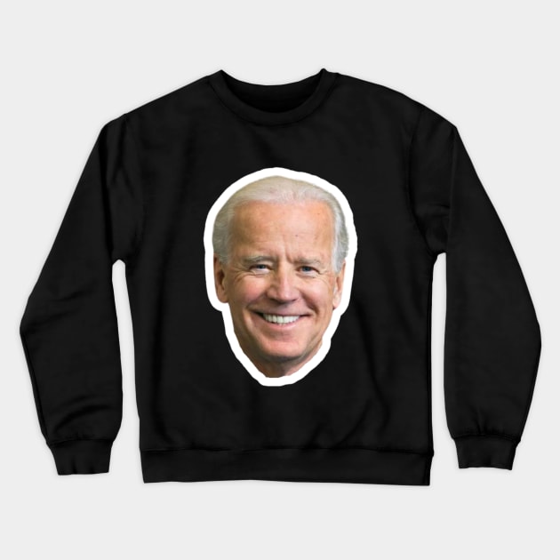 JOE BIDEN Floating Head | Smiling Joe | President 2024 Crewneck Sweatshirt by blueduckstuff